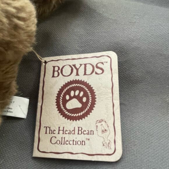 The Head Bean Collection Boyd’s Brown Bear Live Well Laugh Often Love Much - Picture 5 of 7
